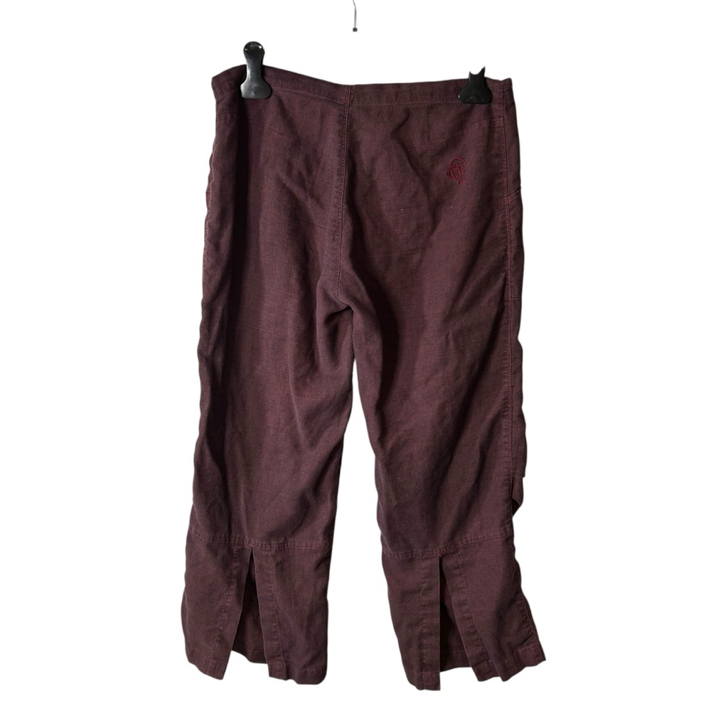 Patagonia Hemp Blend Capri Pants Burgundy Organic Outdoor Hiking Medium - Picture 4 of 13